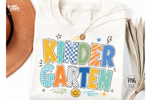 Back to School Kindergarten Doodle PNG: A Strategic Asset for Seasonal Apparel Design