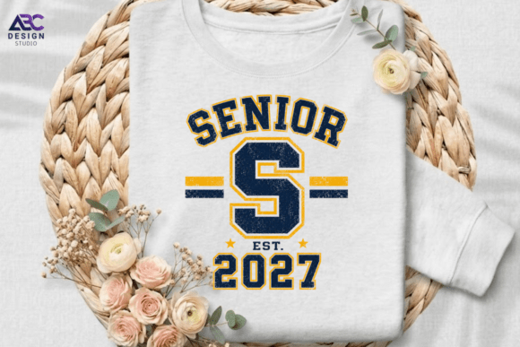 Back to School Senior Class 2027 PNG
