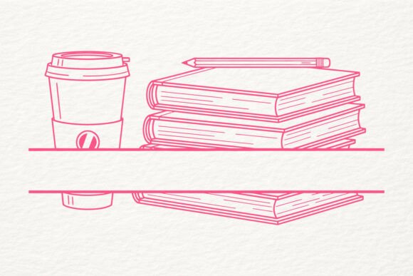 Back to School Teacher Book SVG Design