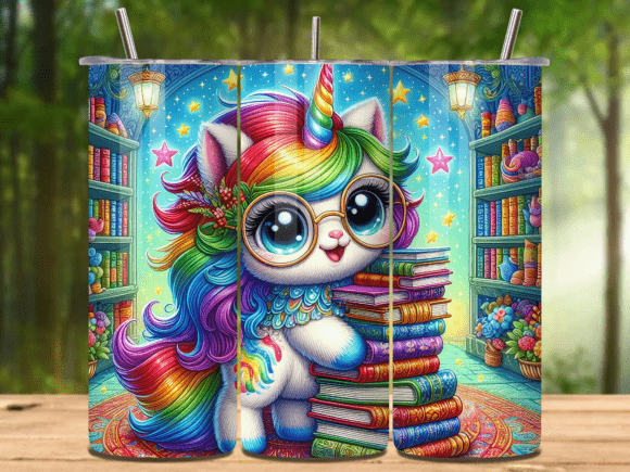 Back to School Unicorn Tumbler Wrap V.17: A Fresh Design Asset