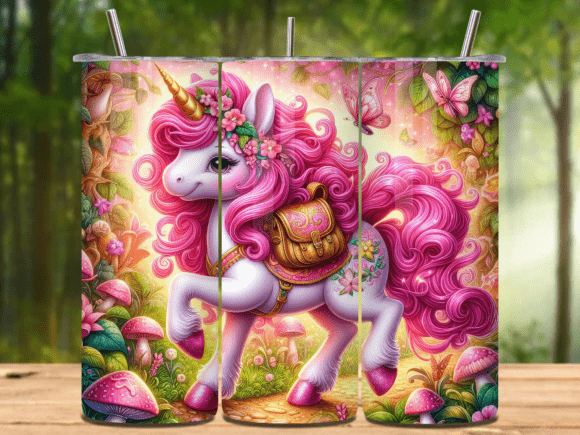 Back to School Unicorn Tumbler Wrap V.20