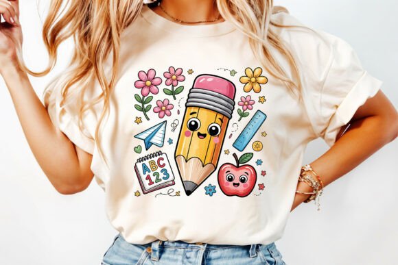 Embrace the Classroom Charm: Why the Cute Teacher Back to School T-Shirt is a Digital Must-Have