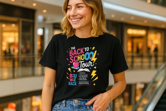 Navigating the Pre-School Rush: Why The Back to School Tour Teacher PNG Stands Out for Educators