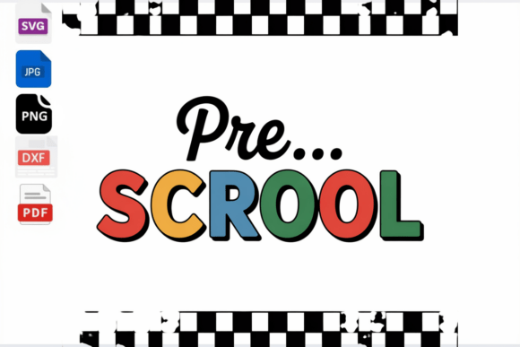 Pre-School SVG Back to School Design for Creatives