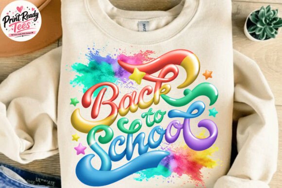 Revitalizing the Classroom with Retro Back to School Colorful Lettering