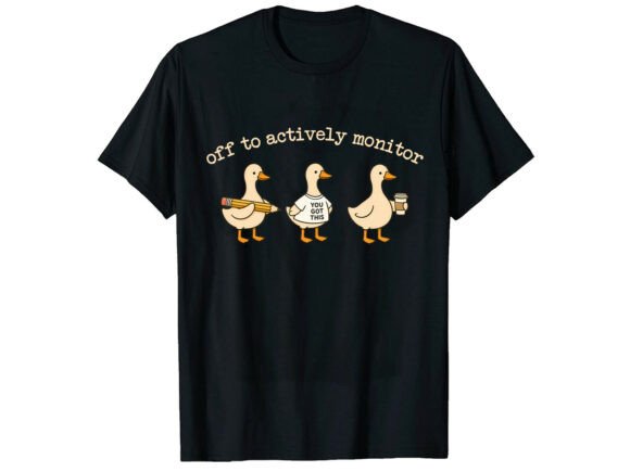 Teacher Duck Back to School T-Shirt