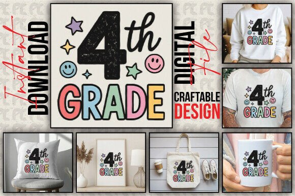 Unlock Your Creativity with 4th Grade PNG Teacher Back to School Designs